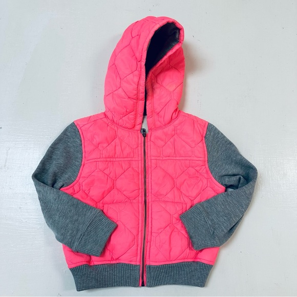 Tucker & Tate Baby Hooded Jacket Gray Pink Size T3 - Picture 2 of 6